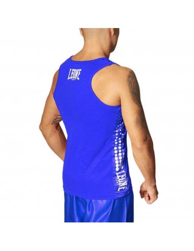 CANOTTA BOXE BLU TG S