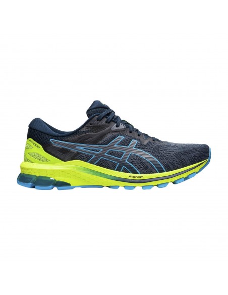 SCARPA GEL GT 1000 10 GRIGIO GIALLO AZZURRO