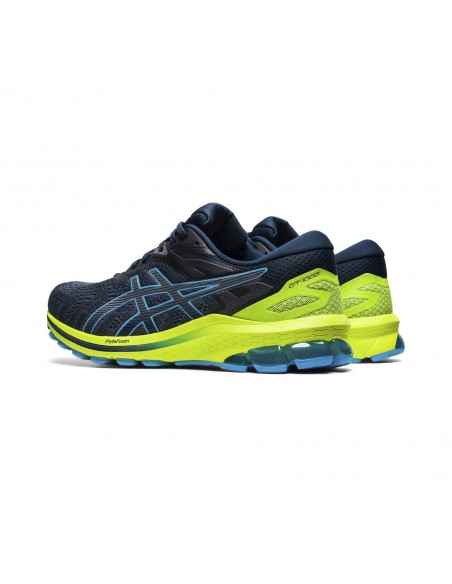 SCARPA GEL GT 1000 10 GRIGIO GIALLO AZZURRO