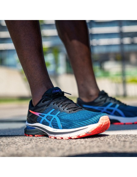 SCARPA GEL GT 2000 9 NERO AZZURRO ARANCIO