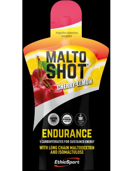 INTEGRATORE MALTOSHOT ENDURANCE CILIEGIA LIMONE