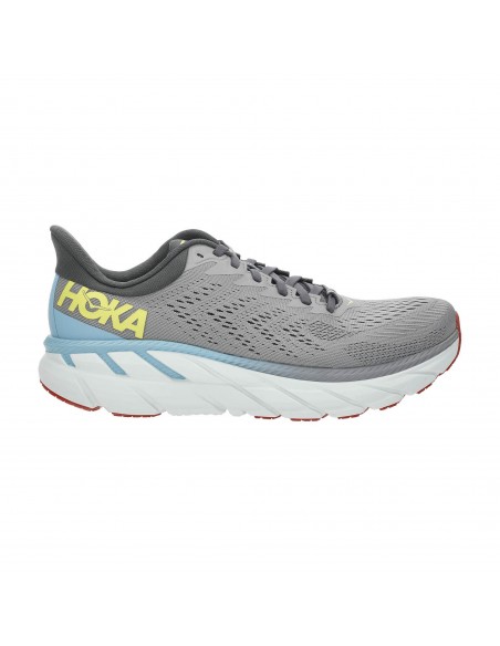 SCARPA CLIFTON 7 GRIGIO AZZURRO GIALLO