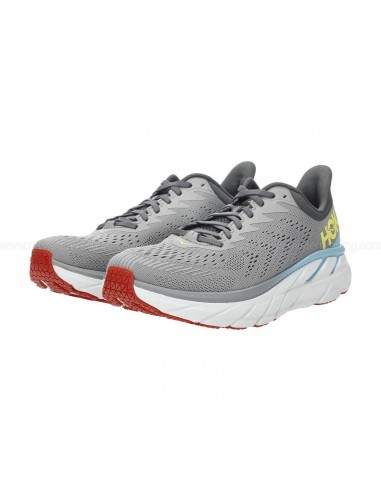 SCARPA CLIFTON 7 GRIGIO AZZURRO GIALLO