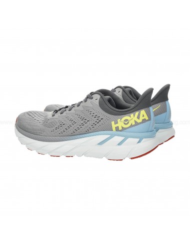 SCARPA CLIFTON 7 GRIGIO AZZURRO GIALLO