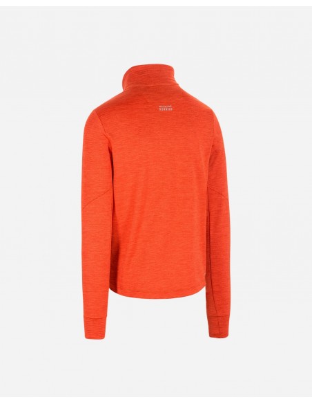 T-SHIRT IMPACT RUN GRID BACK HALF ZIP