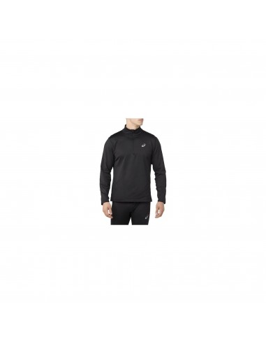 T-SHIRT SILVER 1/2 ZIP NERO