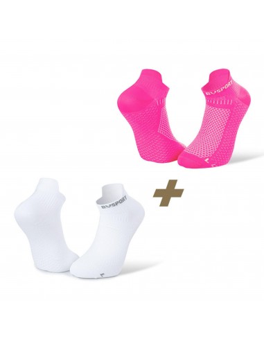 CALZA LIGHT ONE 2 PZ BIANCO ROSA