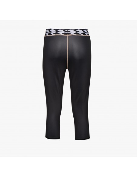 PANTAPESCATORE L. 3/4 REVERSIBLE TIGHTS BE ONE @ BLACK/MAHOGANY ROSE
