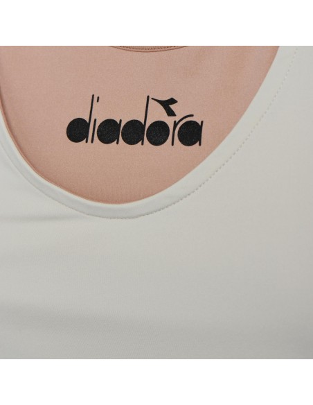 CANOTTA L. SS T-SHIRT CHALLENGE @ MAHOGANY ROSE/WHISPER WHITE
