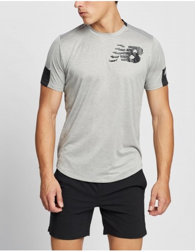 T-SHIRT PRINTED FAST FLIGHT GRIGIO NERO