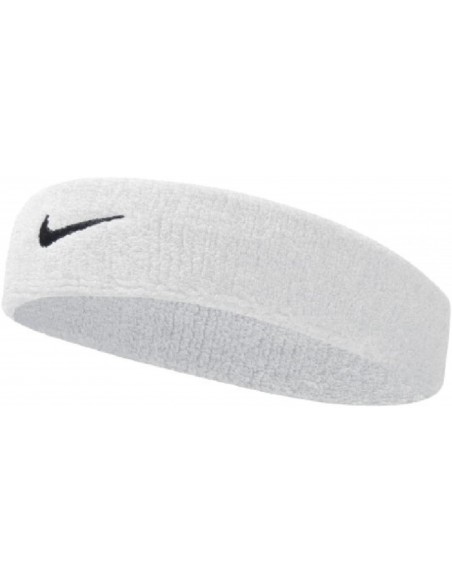 FASCIA NIKE SWOOSH HEADBAND WHITE/BLACK
