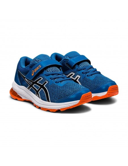 SCARPA GEL GT 1000 9 PS AZZURRO ARANCIO 10-13