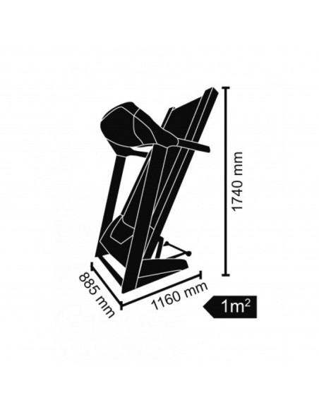 TAPISROULANT TRX-90 S HRC FASCIA CARDIO INCLUSA