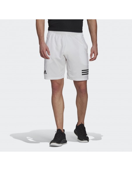 SHORT CLUB 3STR SHORT @ WHITE/BLACK