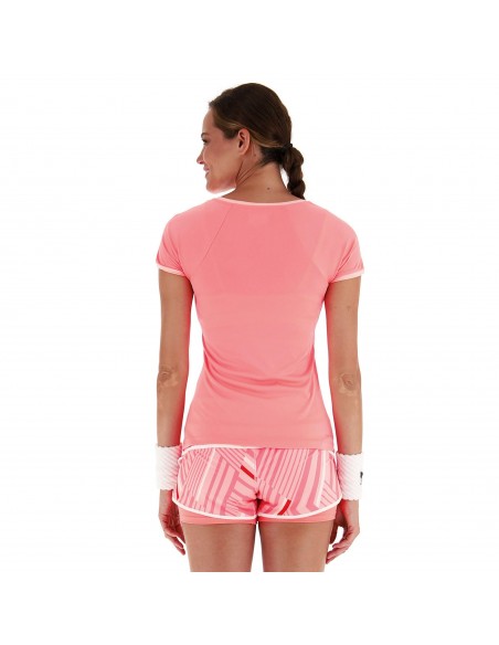 T-SHIRT TOP TEN JR ROSA SALMONE