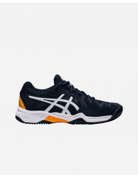 SCARPA GEL RESOLUTION 8 GS BLU BIANCO ARANCIO 1-7