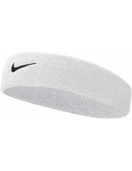 FASCIA NIKE SWOOSH HEADBAND WHITE/BLACK