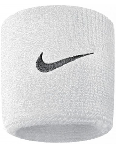 POLSINO NIKE SWOOSH WRISTBANDS WHITE/BLACK